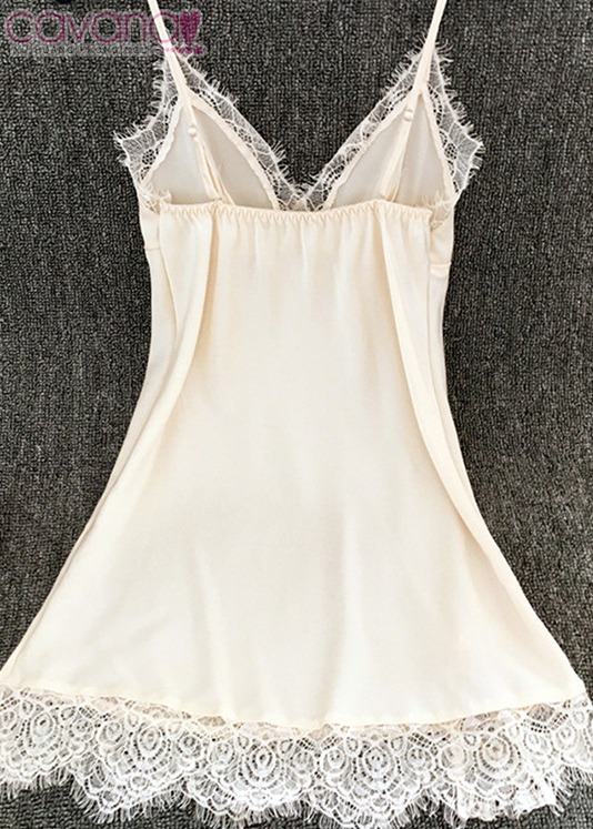 Đầm ngủ gợi cảm Em gái nhỏ - Kem