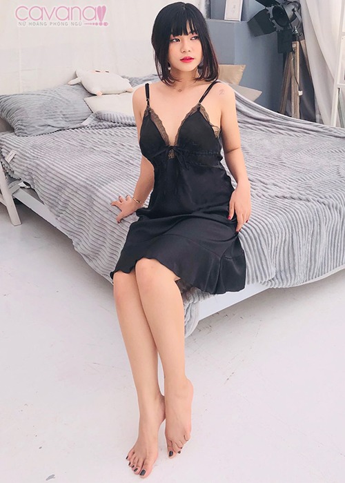 Đầm ngủ gợi cảm Em sẽ là giấc mơ - đen Đầm ngủ gợi cảm Em sẽ là giấc mơ - đen