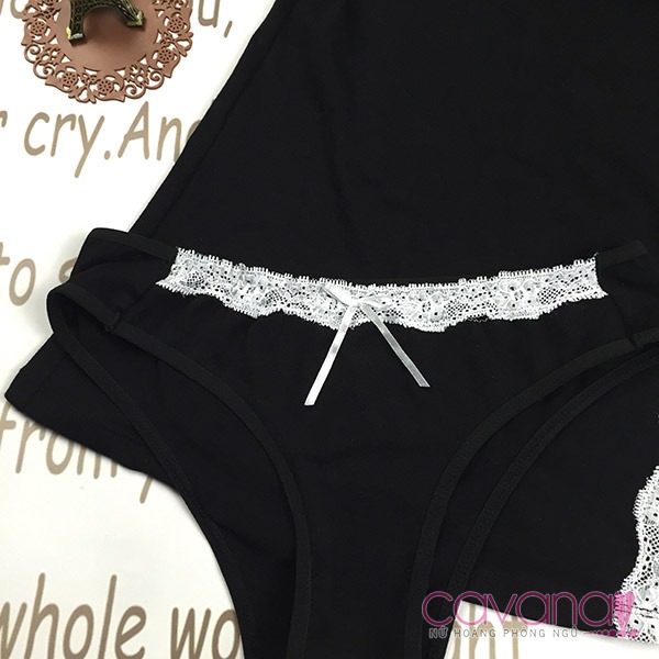 Đầm ngủ gợi cảm Nét Duyên Thầm - Đen