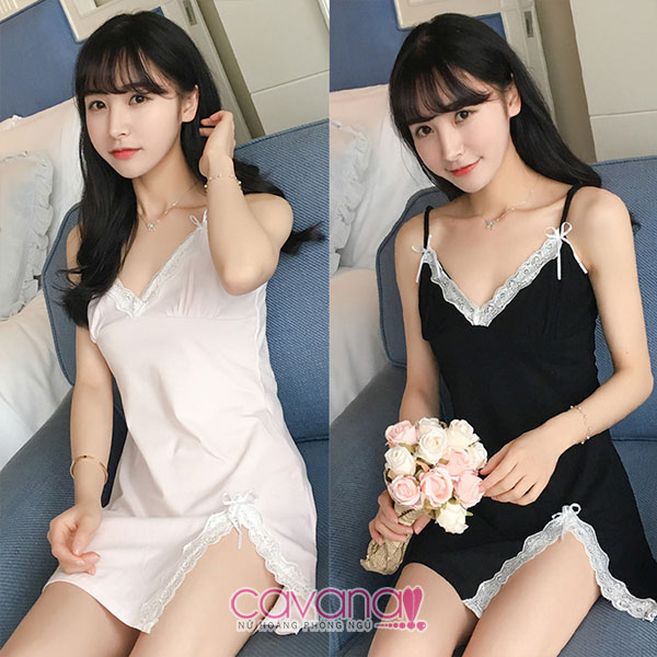 Đầm ngủ gợi cảm Nét Duyên Thầm - Đen