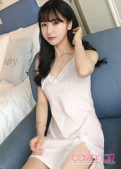 Đầm ngủ gợi cảm Nét Duyên Thầm - Trắng