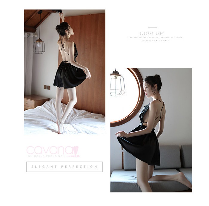 Đầm ngủ gợi cảm Ngọc Nữ - Đen Đầm ngủ gợi cảm Ngọc Nữ - Đen