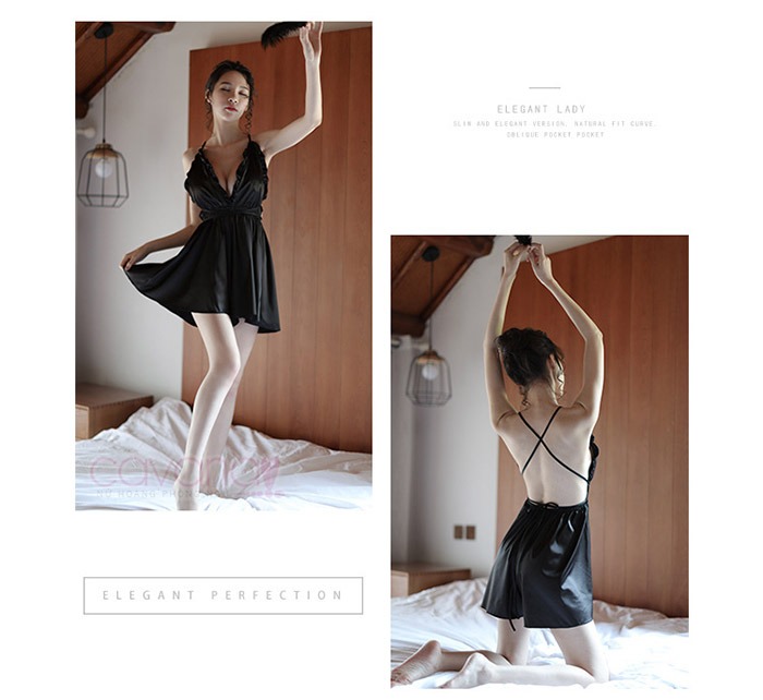 Đầm ngủ gợi cảm Ngọc Nữ - Đen Đầm ngủ gợi cảm Ngọc Nữ - Đen