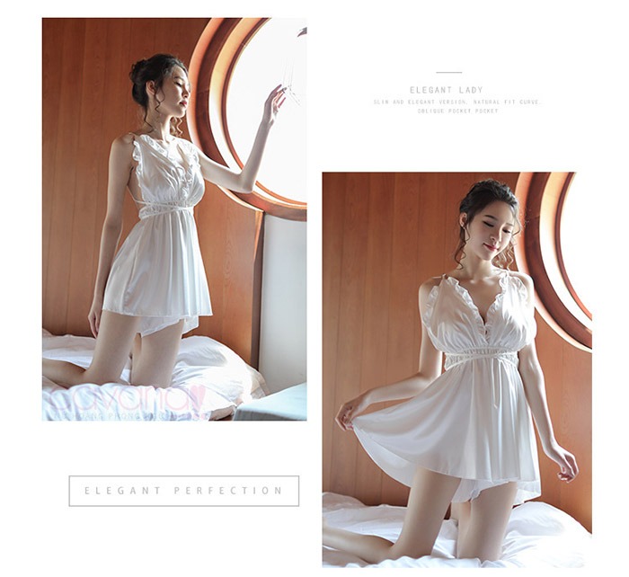 Đầm ngủ gợi cảm Ngọc Nữ - Trắng Đầm ngủ gợi cảm Ngọc Nữ - Trắng