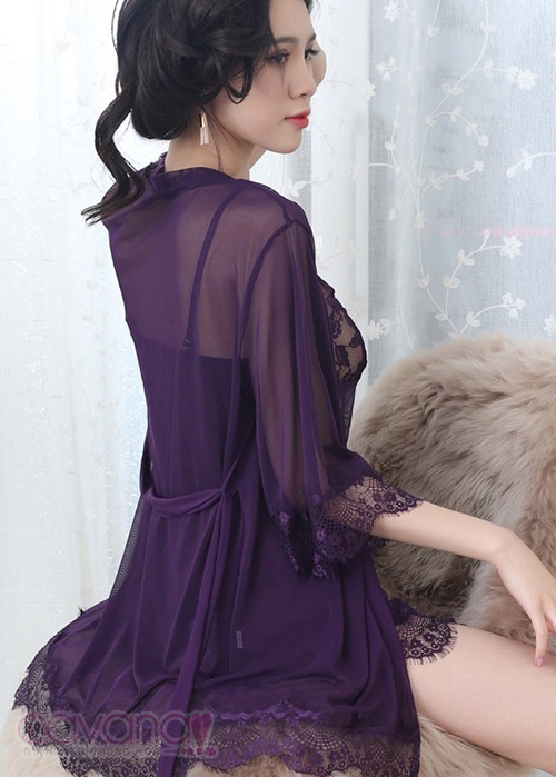 Đầm ngủ khiêu gợi Đêm Tình Nồng - Tím Đầm ngủ khiêu gợi Đêm Tình Nồng - Tím