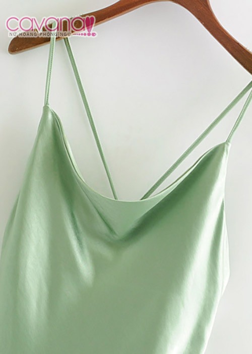 Đầm ngủ lụa cao cấp Yêu Kiều -  Xanh