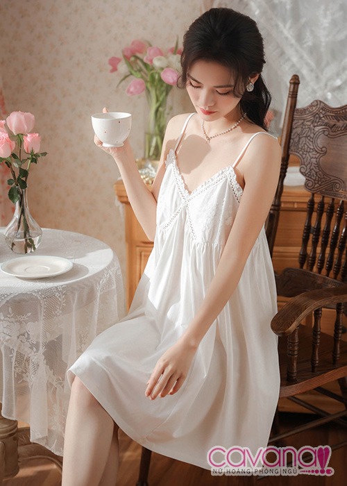Đầm ngủ mặc nhà thoải mái Ánh Dương