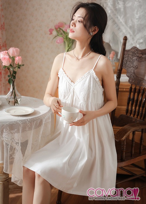 Đầm ngủ mặc nhà thoải mái Ánh Dương