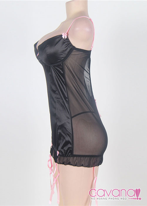 Đầm ngủ người mập Mãi Một Tình Yêu - Hồng