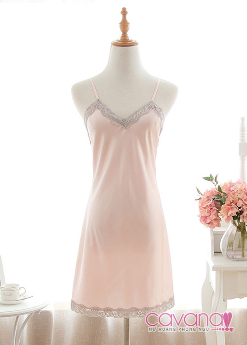 Đầm ngủ quyến rũ Bùa Yêu -  Hồng