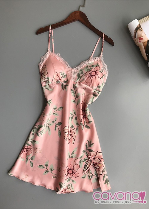 Đầm ngủ quyến rũ Vườn Địa Đàng - Hồng