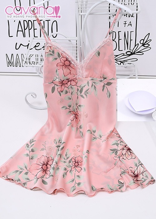 Đầm ngủ quyến rũ Vườn Địa Đàng - Hồng