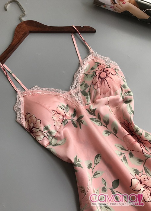 Đầm ngủ quyến rũ Vườn Địa Đàng - Hồng