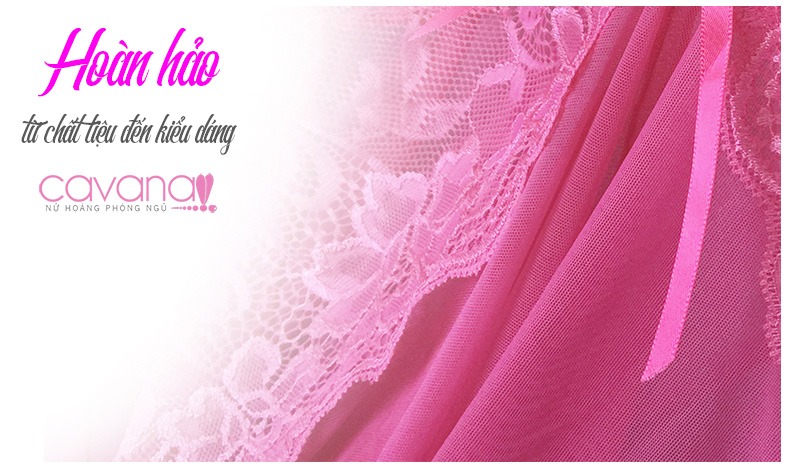 Đầm ngủ sexy Em chưa 18 - Hồng Cánh Sen