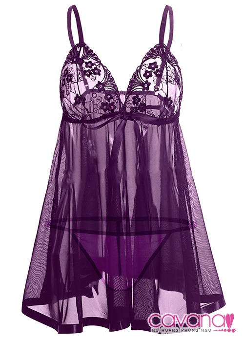Đầm ngủ sexy Ngọc Ngà - Tím Đầm ngủ sexy Ngọc Ngà - Tím