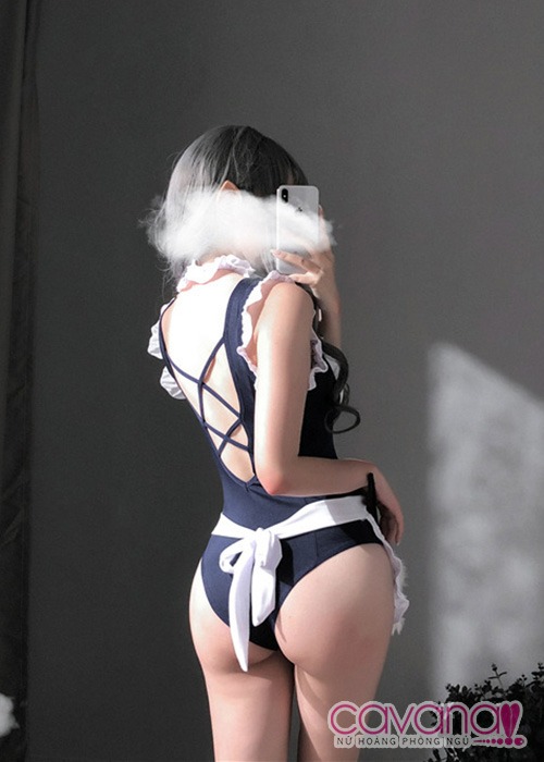 Đồ ngủ cosplay gợi cảm Nàng Hầu Cám Dỗ - Trắng Đồ ngủ cosplay gợi cảm Nàng Hầu Cám Dỗ - Trắng