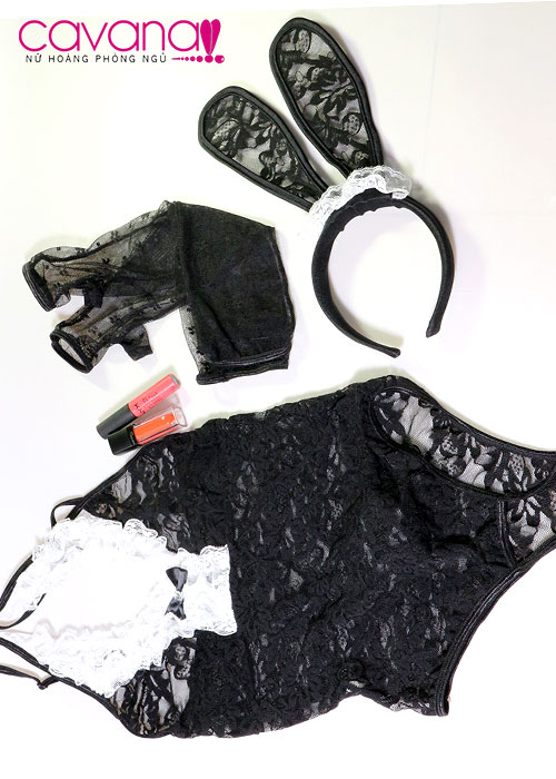 Đồ ngủ Cosplay gợi cảm Thỏ Đen Bunny Đồ ngủ Cosplay gợi cảm Thỏ Đen Bunny