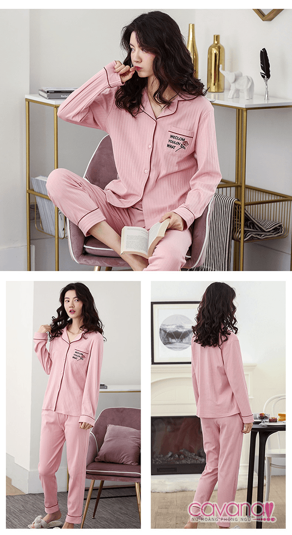 Đồ ngủ Pijama cặp đôi Hạnh Phúc Giản Đơn
