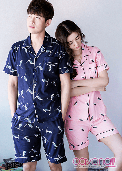Đồ ngủ Pijama đôi Bờ Vai Vững Chãi - Ngắn