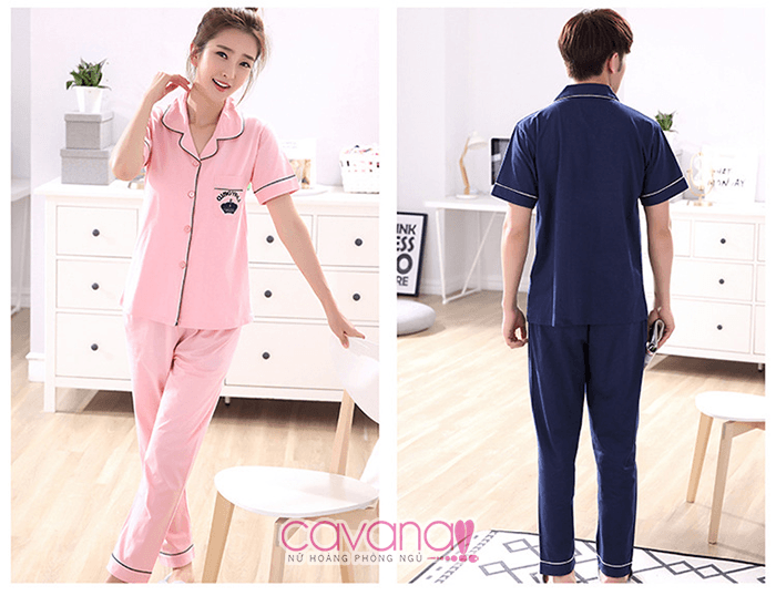 Đồ ngủ Pijama đôi Hạnh Phúc Vẹn Tròn
