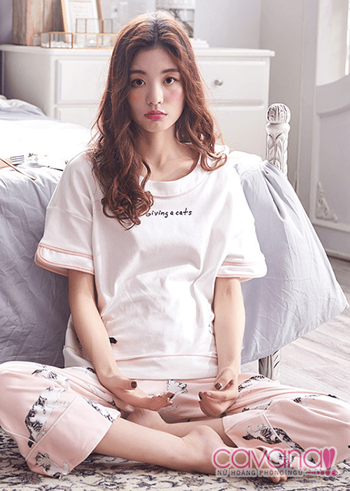 Đồ ngủ Pijama Mèo Lười