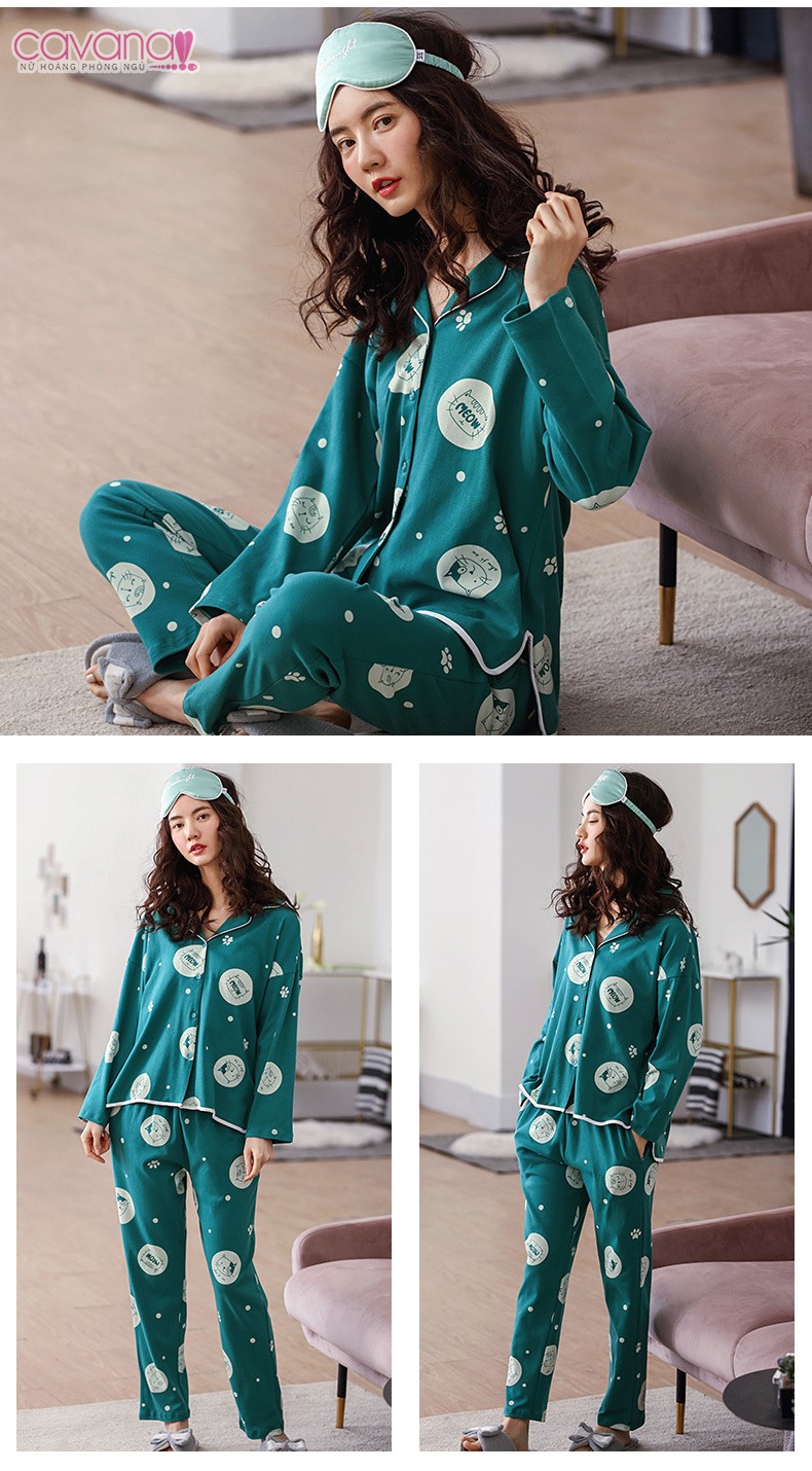 Đồ ngủ Pijama Mèo Xinh Đồ ngủ Pijama Mèo Xinh