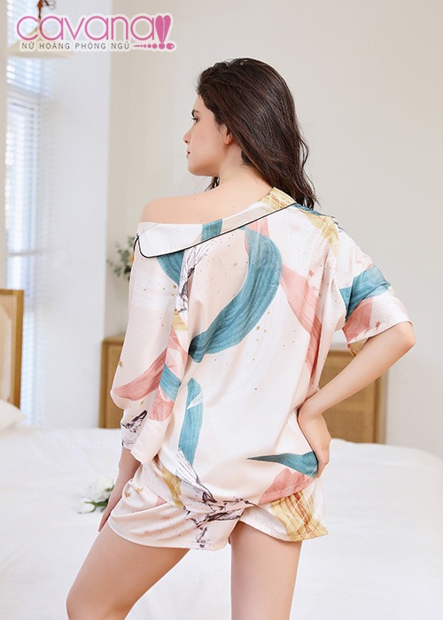 Đồ ngủ Pijama nữ Rừng Nhiệt Đới - Hồng Nhạt