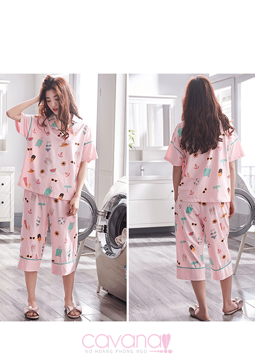Đồ ngủ Pijama Lửng Summer 
