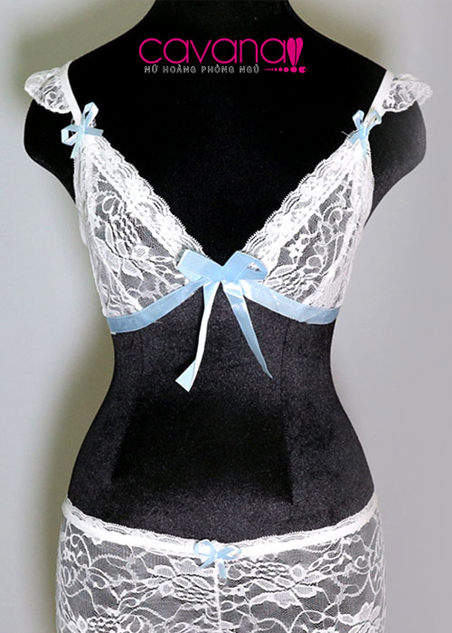 Đồ ngủ ren gợi cảm Sức Hút Khó Cưỡng - Trắng Đồ ngủ ren gợi cảm Sức Hút Khó Cưỡng - Trắng