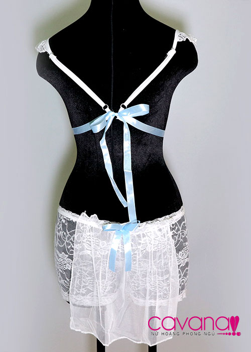 Đồ ngủ ren gợi cảm Sức Hút Khó Cưỡng - Trắng Đồ ngủ ren gợi cảm Sức Hút Khó Cưỡng - Trắng