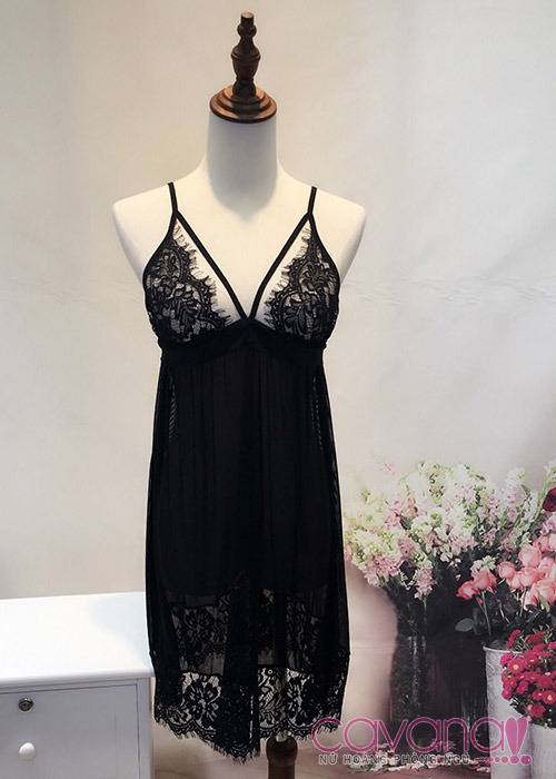 Đồ ngủ sexy, gợi cảm Thiên Thần - Đen Đồ ngủ sexy, gợi cảm Thiên Thần - Đen
