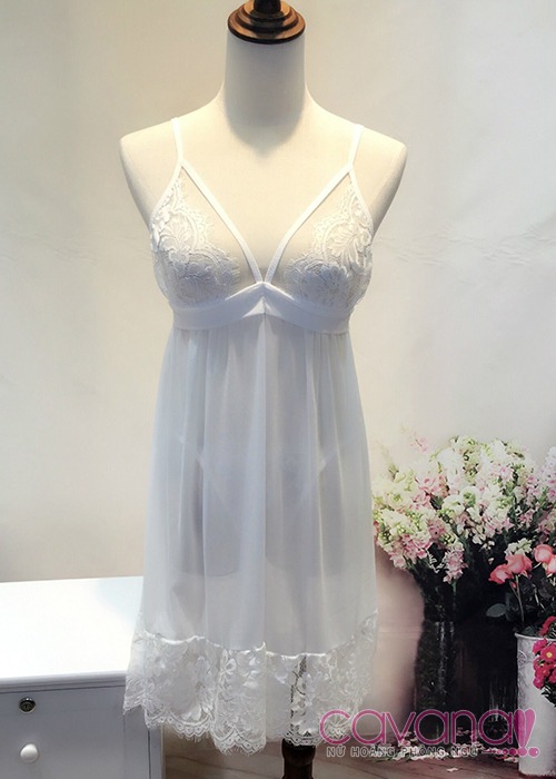 Đồ ngủ sexy, gợi cảm Thiên Thần - Trắng Đồ ngủ sexy, gợi cảm Thiên Thần - Trắng