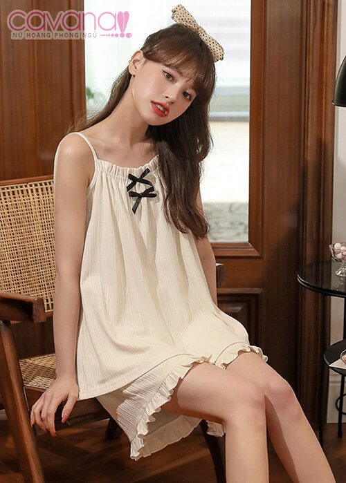 Đồ Pijama mặc nhà Vườn Tình Nhân - Trắng Đồ Pijama mặc nhà Vườn Tình Nhân - Trắng