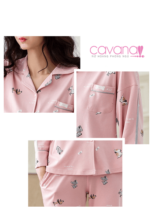 Đồ Pijama nữ Cún Con Đáng Yêu Đồ Pijama nữ Cún Con Đáng Yêu