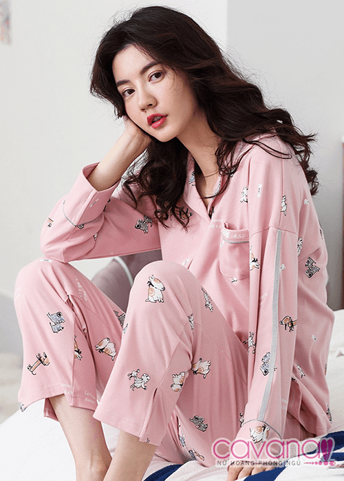Đồ Pijama nữ Cún Con Đáng Yêu Đồ Pijama nữ Cún Con Đáng Yêu