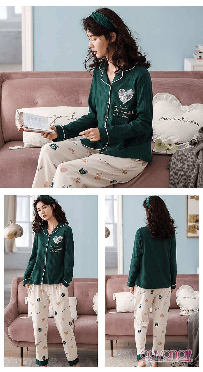 Đồ Pijama phong cách Hàn Quốc Dịu Êm