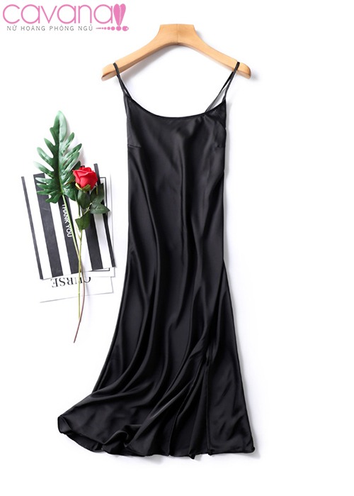 Đầm ngủ gợi cảm Giọt nắng bên thềm- Đen Đầm ngủ gợi cảm Giọt nắng bên thềm- Đen