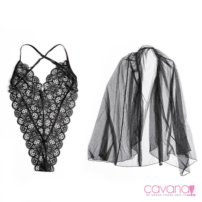 Jumpsuit sexy Dáng Ngọc Ngà - Đen