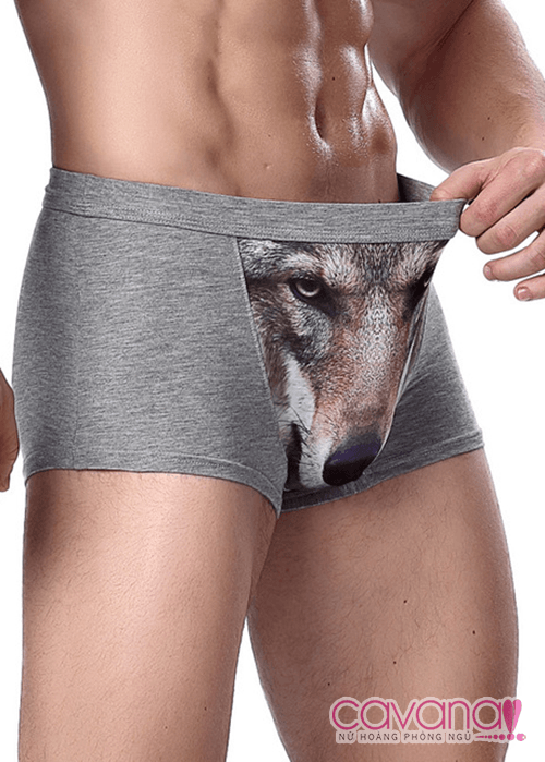 Quần lót nam tạo hình Sói Đêm
