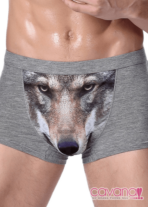 Quần lót nam tạo hình Sói Đêm