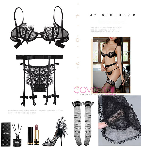 Set đồ lót gợi cảm Thần Nữ Gợi Tình