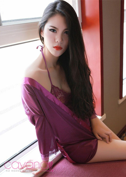 Set đồ ngủ quyến rũ Kẹo Ngọt - Tím