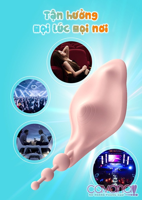 Trứng rung tàng hình điều khiển từ xa Khoái Lạc