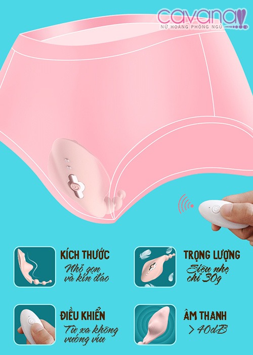 Trứng rung tàng hình điều khiển từ xa Khoái Lạc