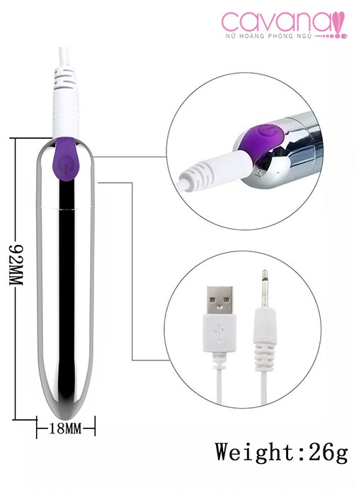Trứng rung tình yêu hình viên đạn sạc USB mini Trứng rung tình yêu hình viên đạn sạc USB mini