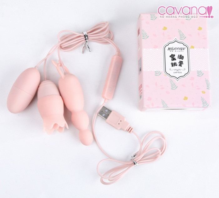 Trứng rung tình yêu kèm lưỡi rung Khoái Lạc Trứng rung tình yêu kèm lưỡi rung Khoái Lạc