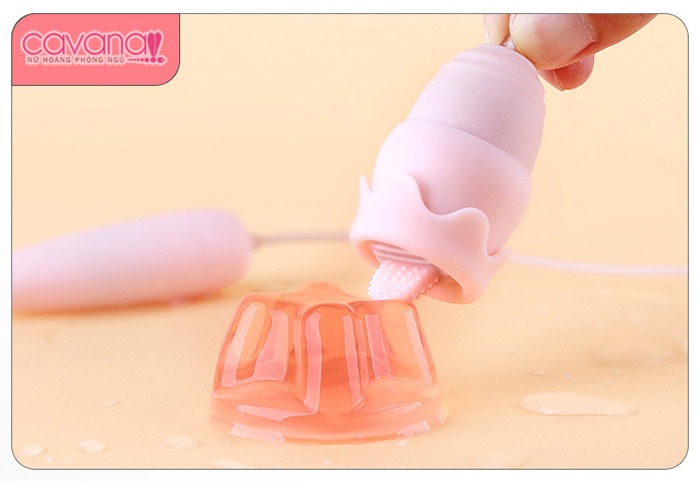 Trứng rung tình yêu kèm lưỡi rung Khoái Lạc Trứng rung tình yêu kèm lưỡi rung Khoái Lạc
