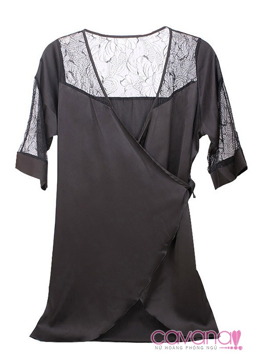 Váy ngủ gợi cảm Dáng Huyền - Đen Váy ngủ gợi cảm Dáng Huyền - Đen