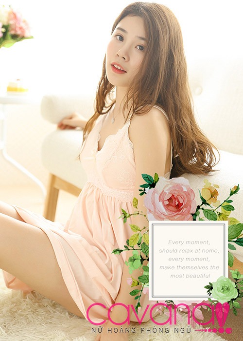 Váy Ngủ Gợi Cảm Thiên Sứ Mong Manh - Hồng Nhạt Váy Ngủ Gợi Cảm Thiên Sứ Mong Manh - Hồng Nhạt