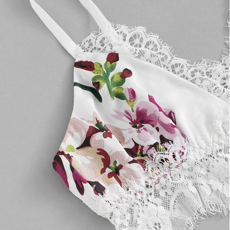 Đồ ngủ gợi cảm Vườn yêu - Trắng Đồ ngủ gợi cảm Vườn yêu - Trắng